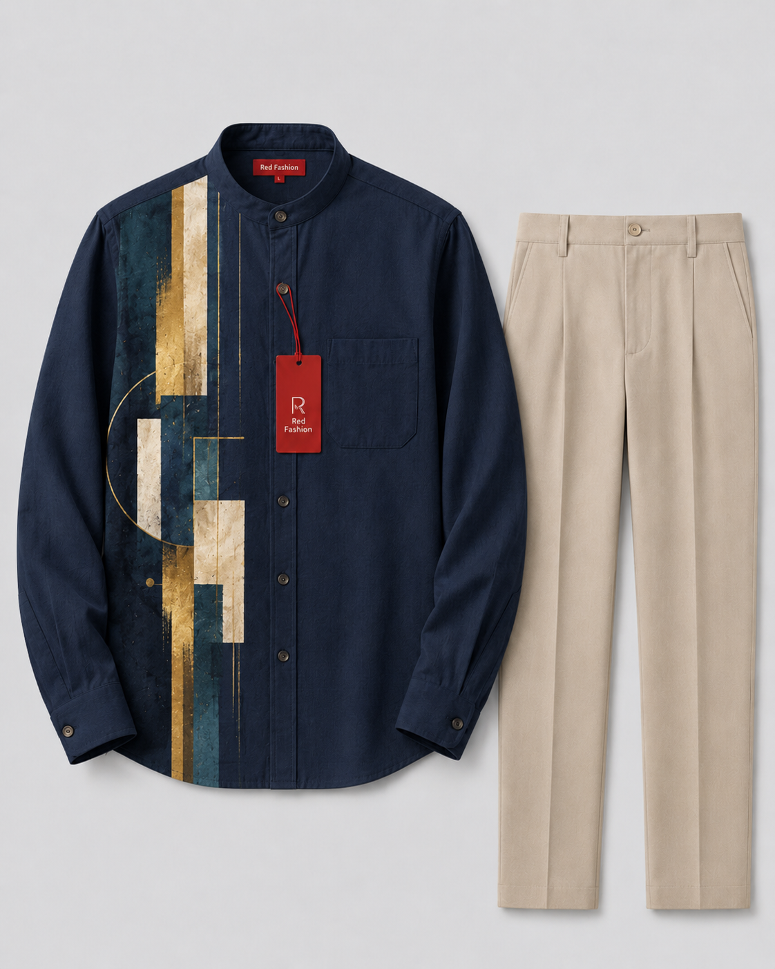 Red Fashion latest men shirt